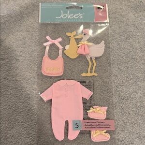 Rare Jolee's Baby Collection Dimensional Stickers